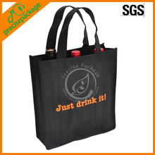 recycle cheap nonwoven reusable shopping wine bag